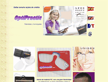Tablet Screenshot of optipractic.com